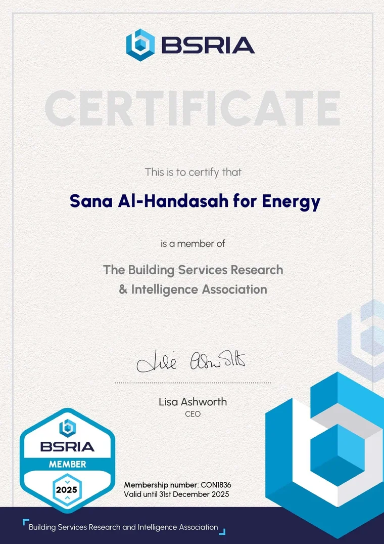 Flushing & Chemical Treatment Certificate